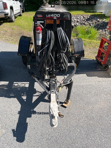 2024 Lincoln Electric LE400 Kubota V1505, Trlr, Cable Rack, Light Kit, ES Decals, T3