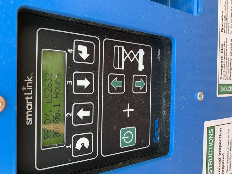 2020 Genie GS-2632 Solid NM Tires, Folding Rails with Half-Height Swing Gate, Beacon, 800W Invertor