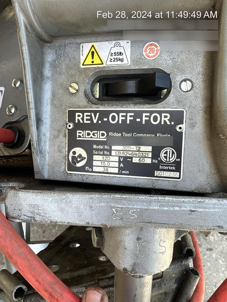 2021 RIDGID 300 PMK