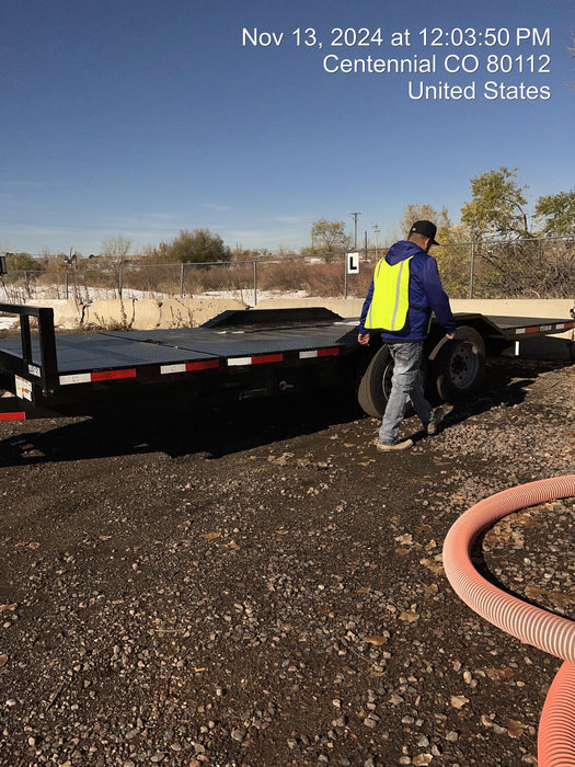 2025 TEXAS PRIDE TRAILERS 21' Lowboy Gravity Tilt Bed 14K Bumper Pull Trailer