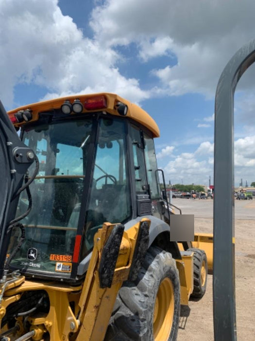 2020 John Deere 310LEP Cab/Heat/Air, 4WD, Standard Stick, Pilot Controls, 2 Way Hydraulics, TAG Manual QC