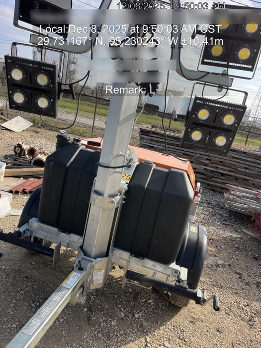 2024 Wanco WLTT-4MM4K Diesel, Deep Sea Controller, Shore Power Plug, Auto Start, (4) 350W LED Floodlights, 4kW Generator, 60 Gal Fuel Tank, 2" Ball, T3