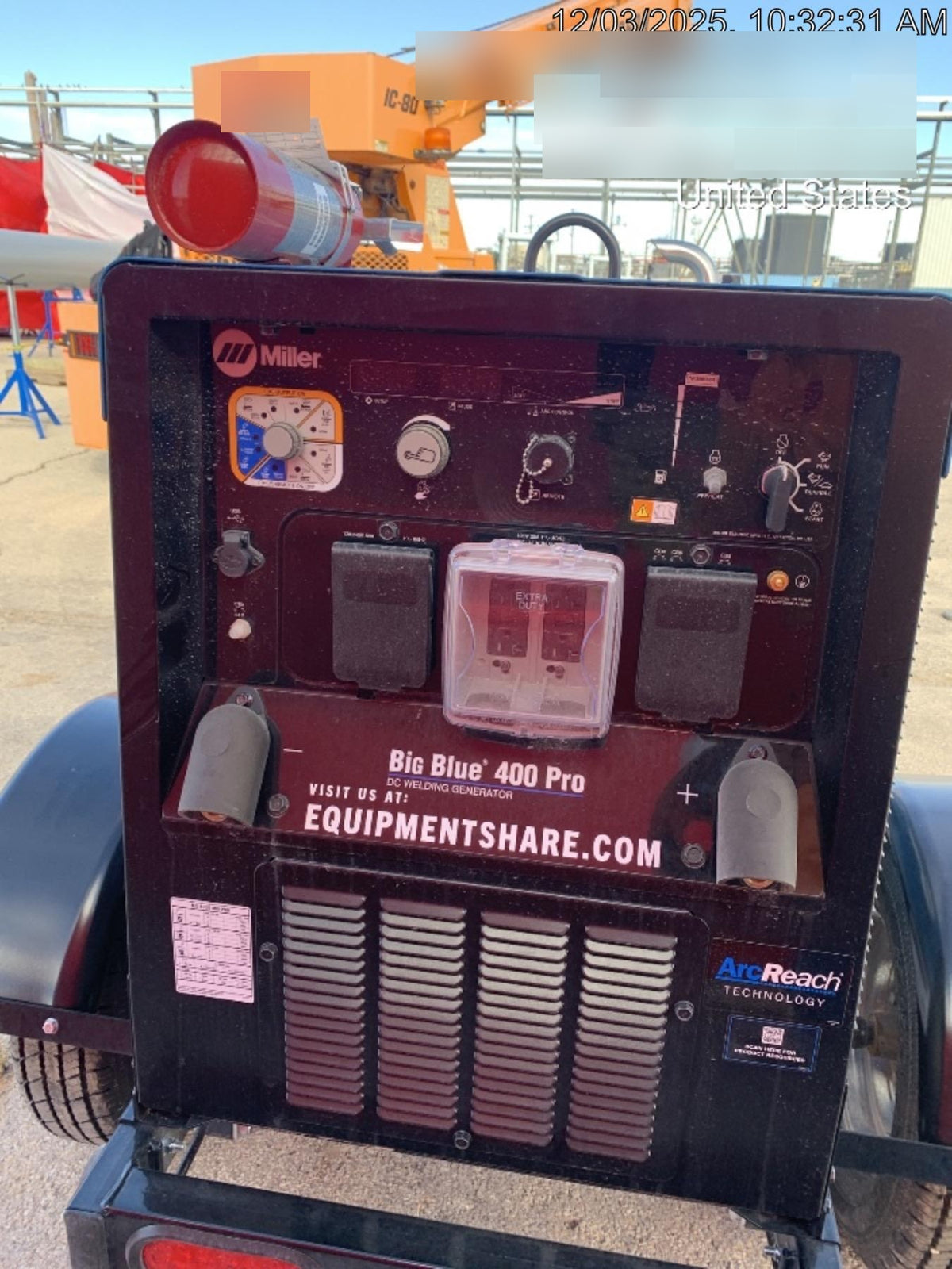 2025 MILLER ELECTRIC BIG BLUE 400