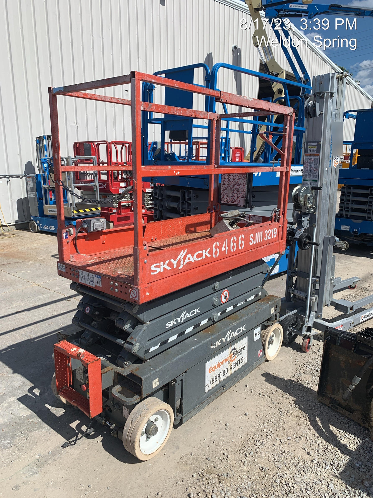 2017 Skyjack SJIII-3219 Skyjack SJ3219, Extended Warranty 5yr/5k hr