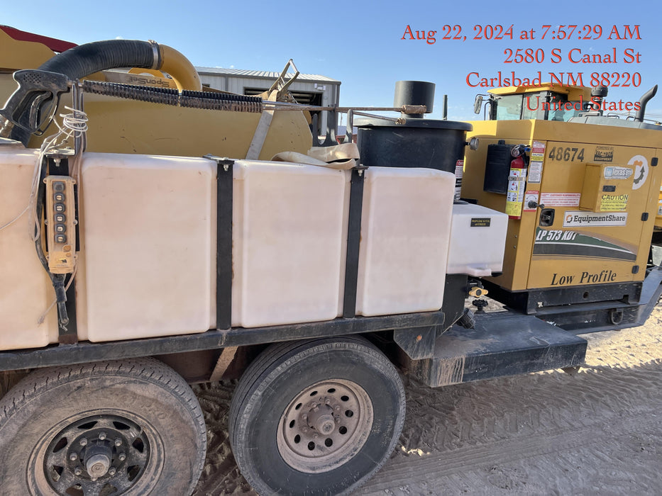2019 Vac-Tron LP573XDT 24Hp Kohler Diesel, 500 Gal Debris Tank, 500 CFM Vacuum Pump, x2 100 Gal Water Tanks