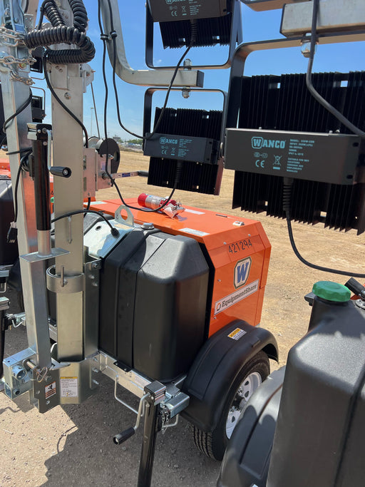 2024 Wanco WLTT-4MM4K Diesel, Deep Sea Controller, Shore Power Plug, Auto Start, (4) 350W LED Floodlights, 4kW Generator, 60 Gal Fuel Tank, 2" Ball, T3