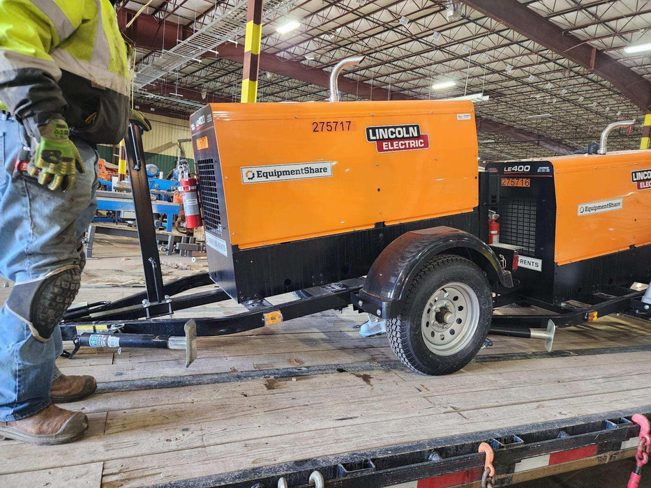 2022 Lincoln Electric LE400 Kubota V1505, Trlr, Cable Rack, Light Kit, ES Decals, T3