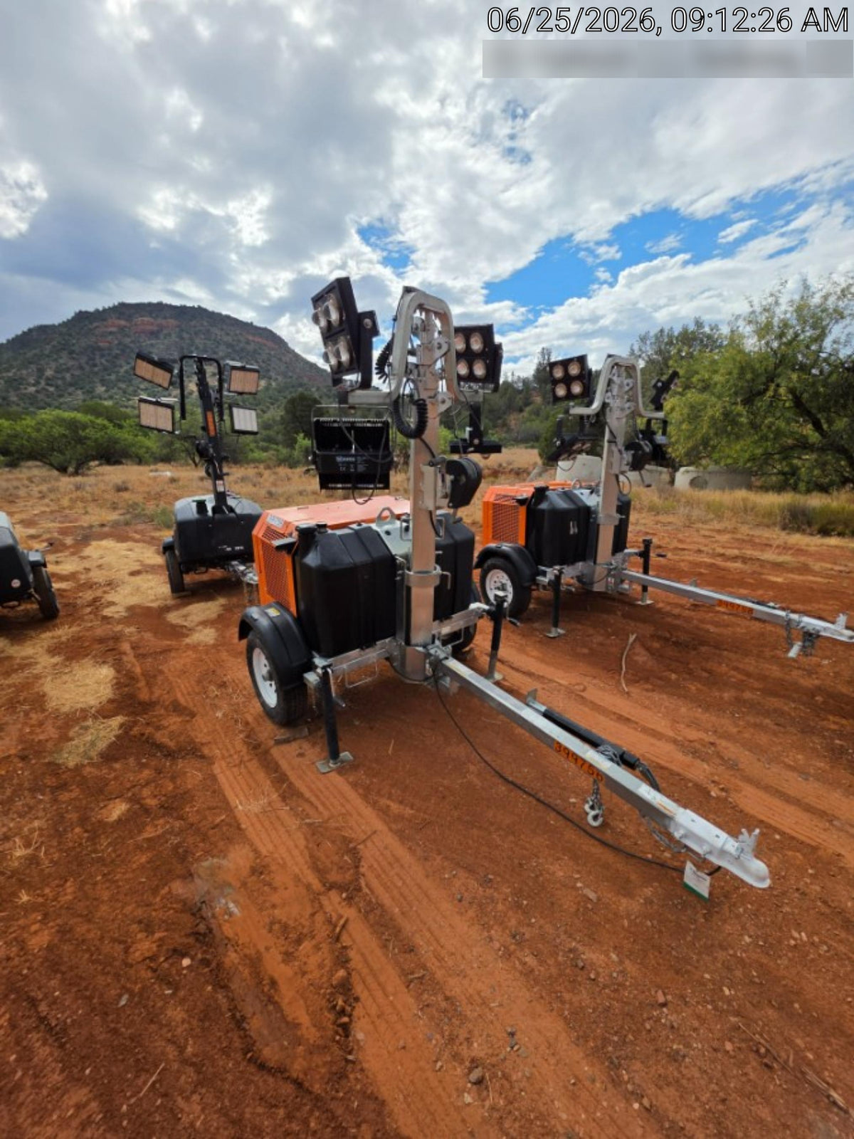 2024 Wanco WLTT-4MM4K Diesel, Deep Sea Controller, Shore Power Plug, Auto Start, (4) 350W LED Floodlights, 4kW Generator, 60 Gal Fuel Tank, 2" Ball, T3