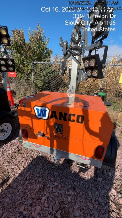 2024 Wanco WLTT-4MM4K Diesel, Deep Sea Controller, Shore Power Plug, Auto Start, (4) 350W LED Floodlights, 4kW Generator, 60 Gal Fuel Tank, 2" Ball, T3