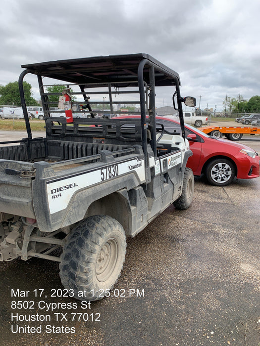 2019 Kawasaki MULE PRO-DX 3 Seater, Standard Options, Backup Alarm, Beacon, Plastic Hard Top, Poly Windshield, Horn Kit