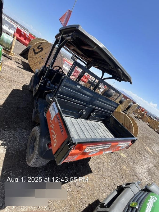 2022 Kubota RTV-X1140W-H Plastic Canopy, Windshield Acrylic Clear, LED Strobe Light, Wire Harness Kit, Back up Alarm