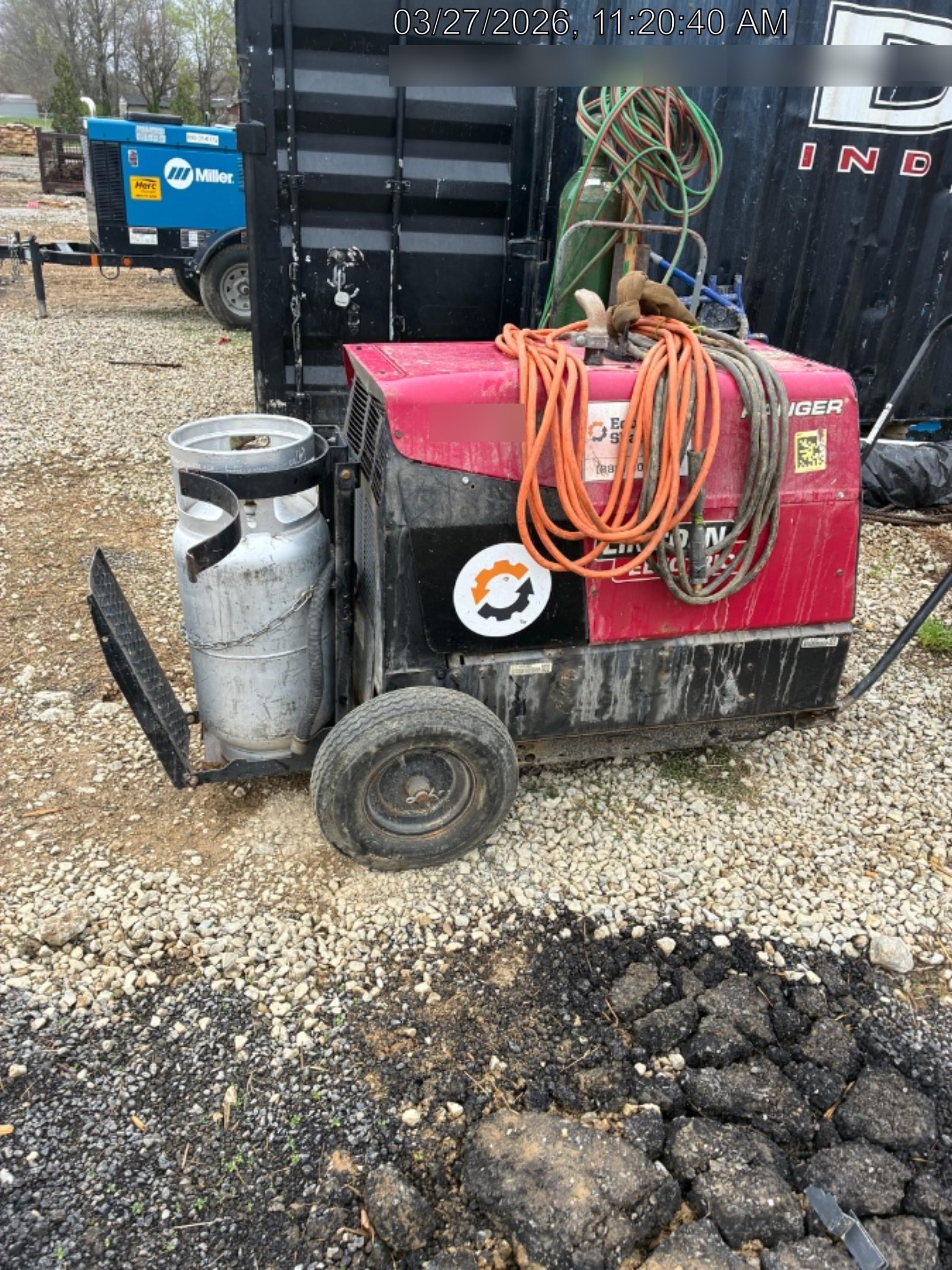 2021 Lincoln Electric Ranger 305 LPG K3430-1, Ranger 305 LPG, Undercarriage, Tank Holder & Strap, 10kw AC Gen, 25hp Kohler LPG Eng