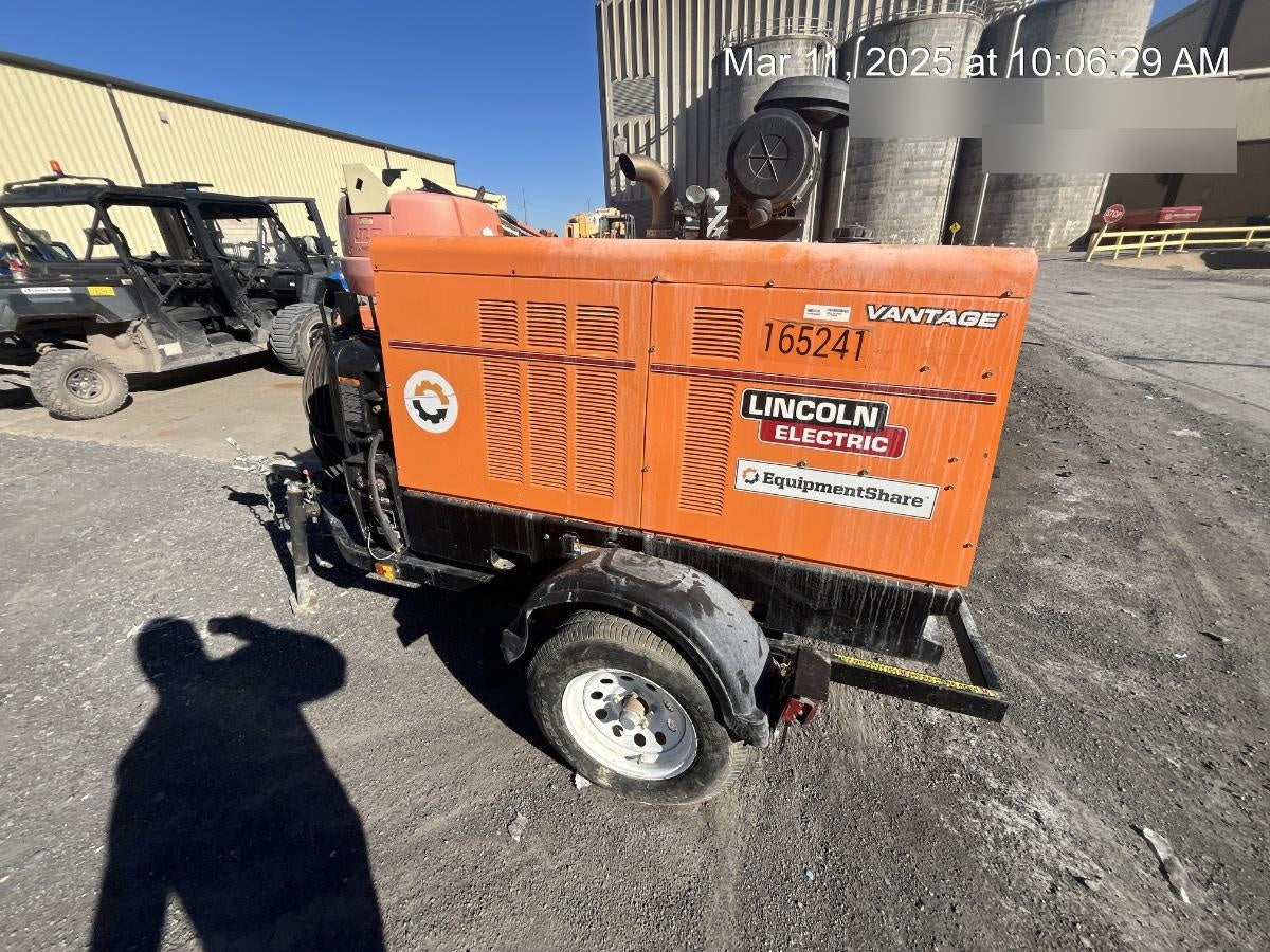 2021 Lincoln Electric Vantage 549X Ready Pak 3, ORANGE (includes trailer, cable rack, fender light kit)