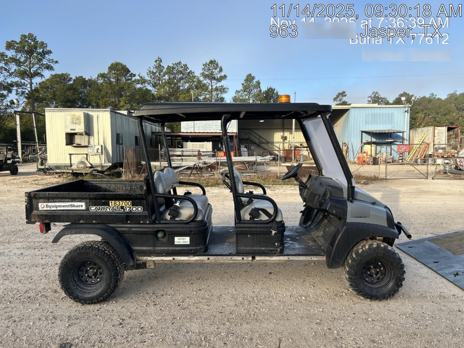 2021 Club Car CA1700D Canopy, Diesel, 4 Passenger