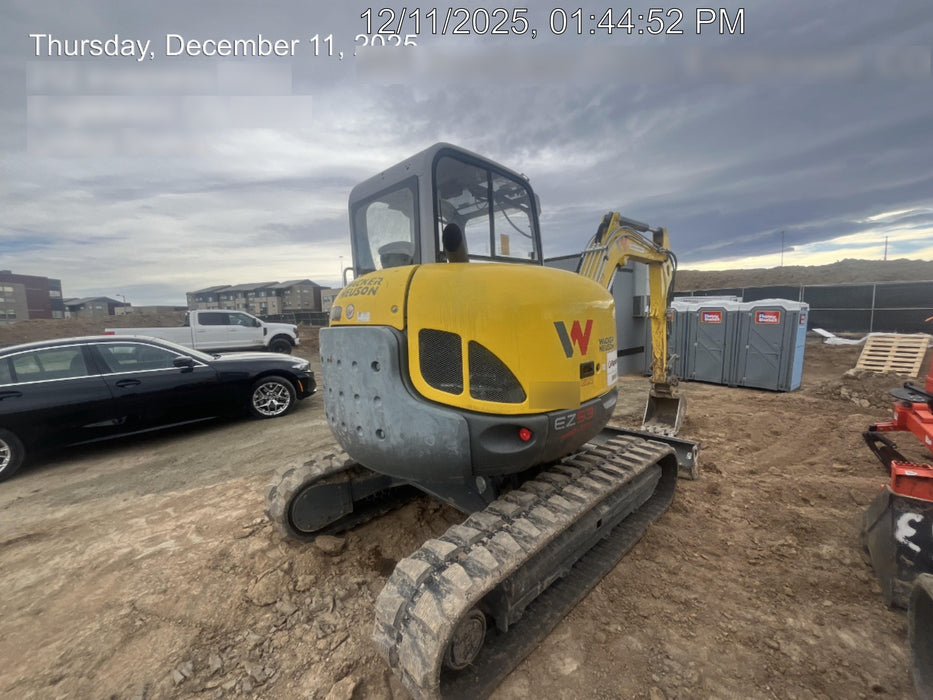 2019 Wacker Neuson EZ53 Wacker Neuson EZ53 Enclosed Cab, Rubber Tracks, Long Dipperstick, T4, VDS, Hydraulic Thumb
