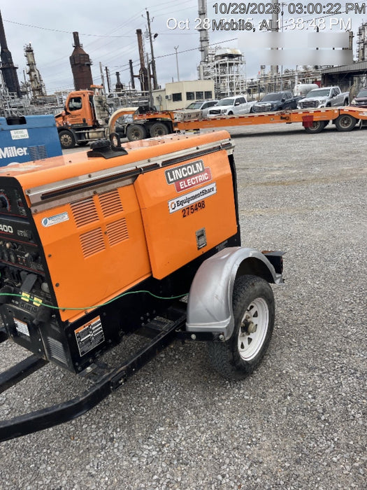 2022 Lincoln Electric LE400 Kubota V1505, Trlr, Cable Rack, Light Kit, ES Decals, T3