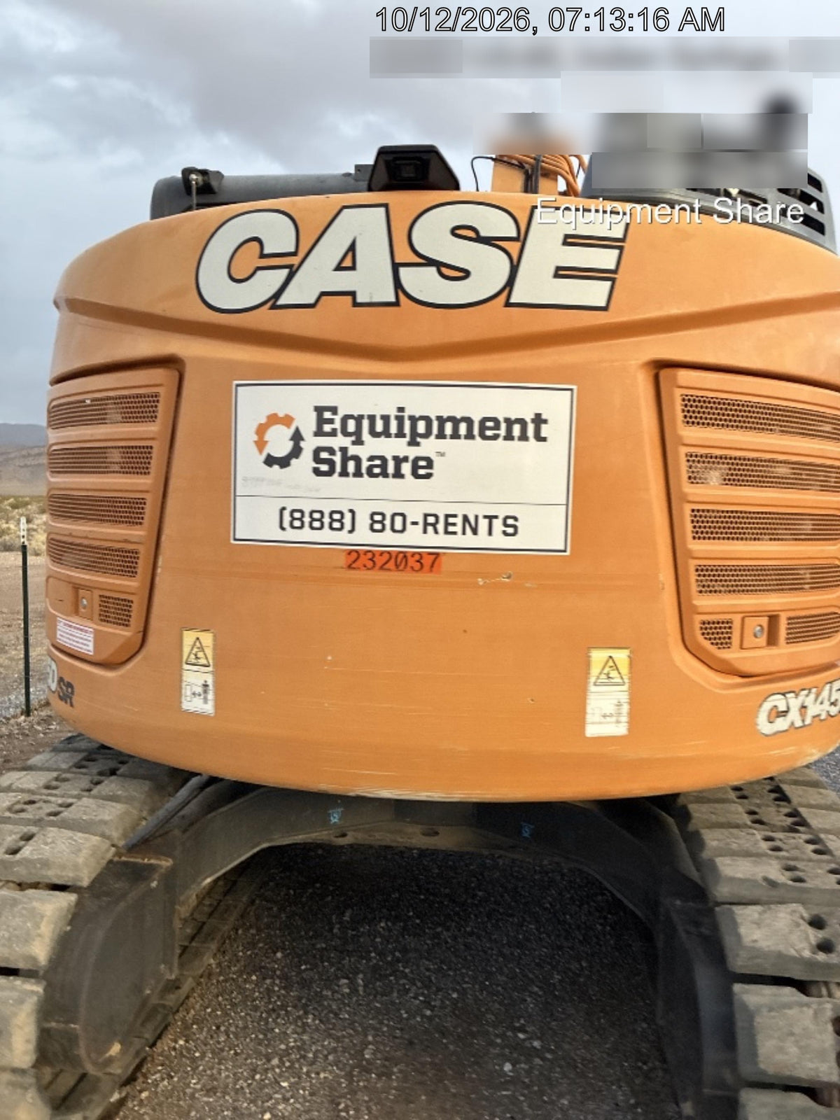 2022 CASE CX145D SR