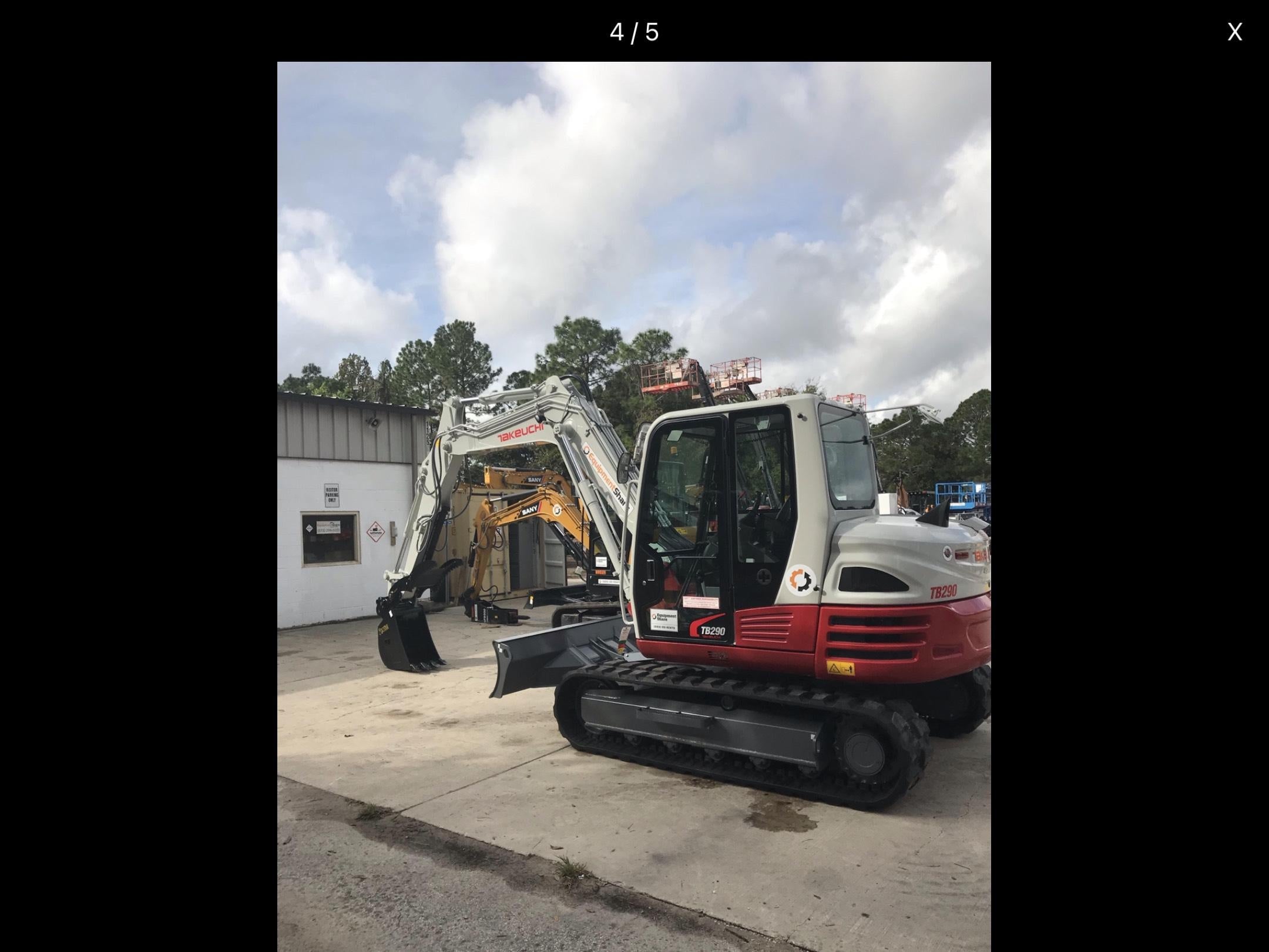 2019 TAKEUCHI TB290