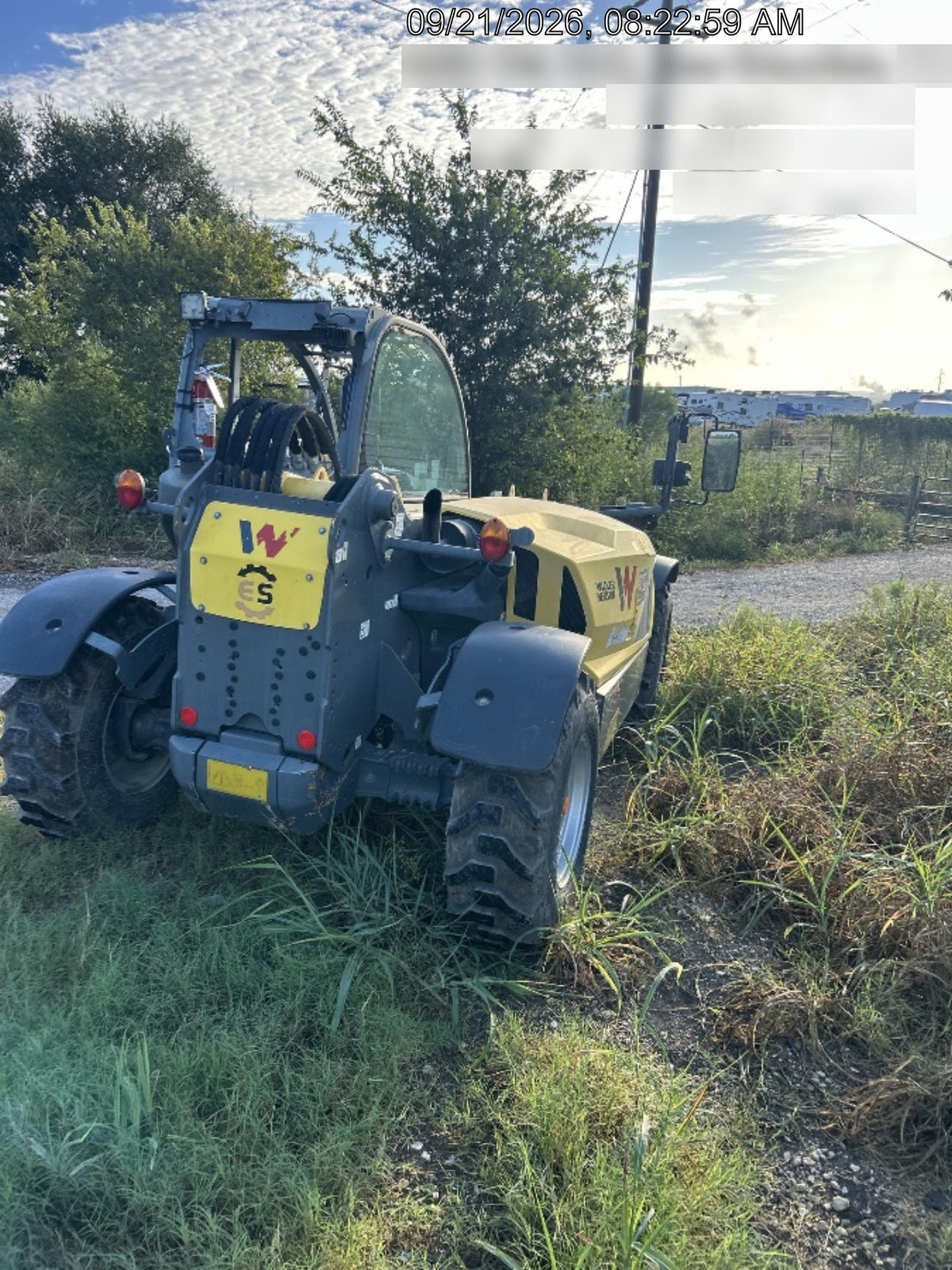 2018 WACKER NEUSON TH627