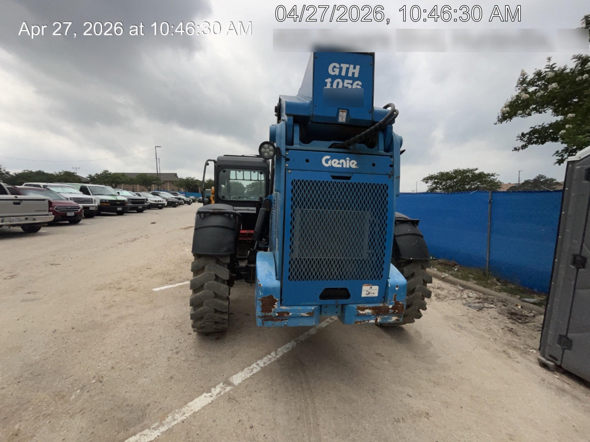 2018 Genie GTH-1056 Genie GTH-1056 w/Enclosed Cab w/HVAC, Work Lights, Solid Tires, Beacon, 60" Carriage and Forks