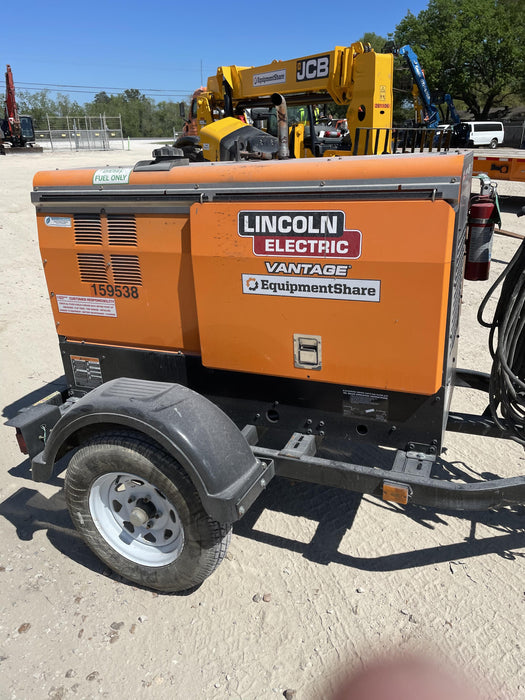 2021 Lincoln Electric Vantage 322 Vantage 322 Ready Pak 3 w/ Decals, ORANGE (includes trailer, cable rack, fender light kit) NO Telematics