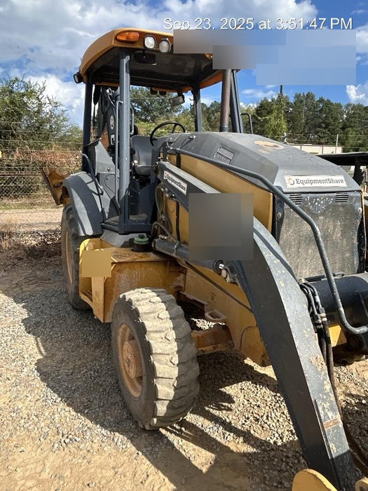 2019 John Deere 310LEP - Extendable Stick 4WD, Canopy, Extendable dipper, ISO Controls, 2 way Auxiliary Hydraulics, 4 in 1 Loader bucket w/ hook, Beacon w/ Buckets: 12”, 18”, and 24