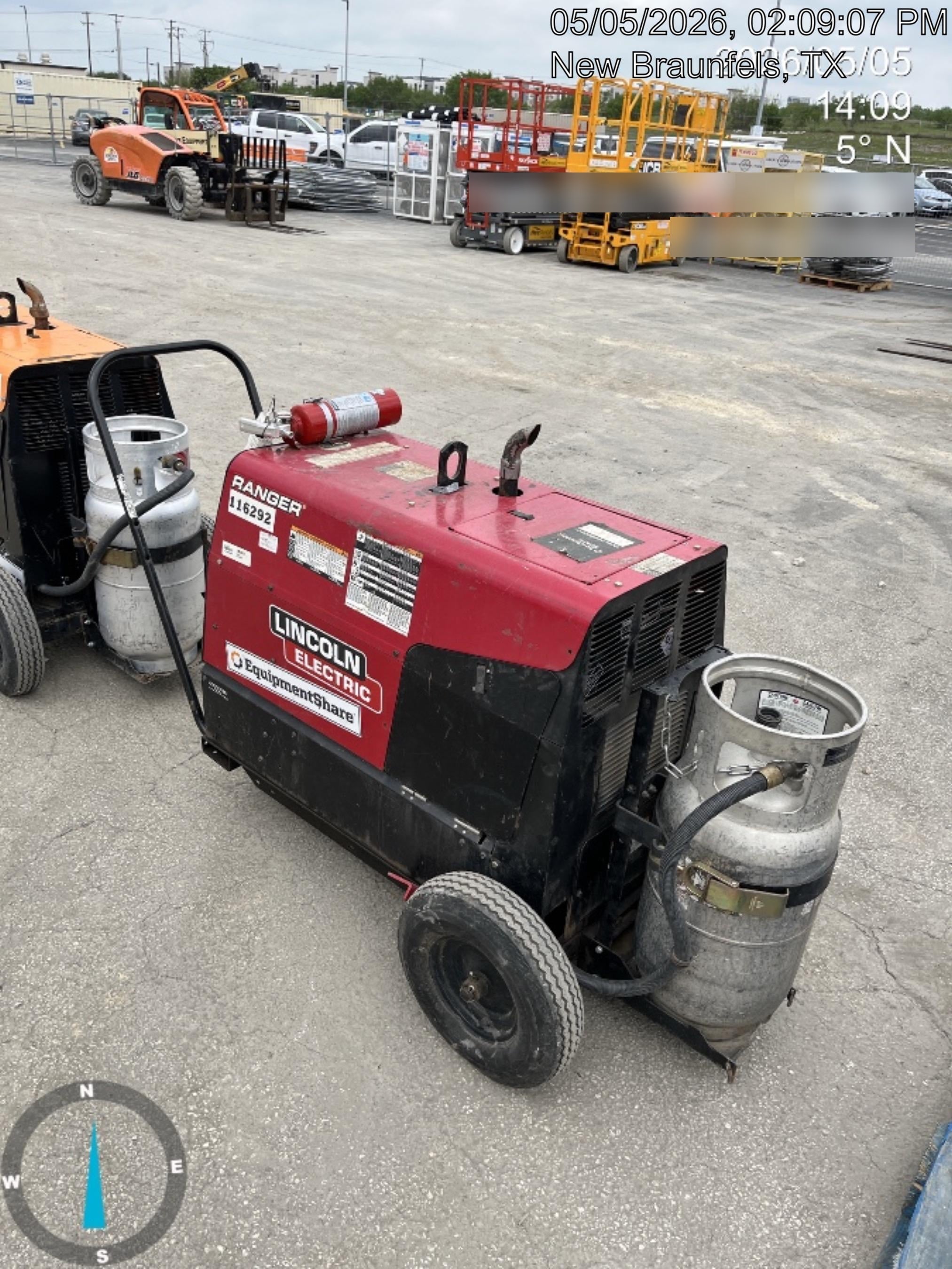 2020 Lincoln Electric Ranger 305 LPG K3430-1, Ranger 305 LPG, Undercarriage, Tank Holder & Strap, 10kw AC Gen, 25hp Kohler LPG Eng