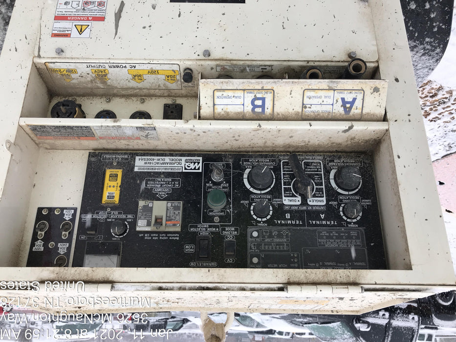 2019 Multiquip DLW400ESA4 Dual Pack, Trailer Mounted