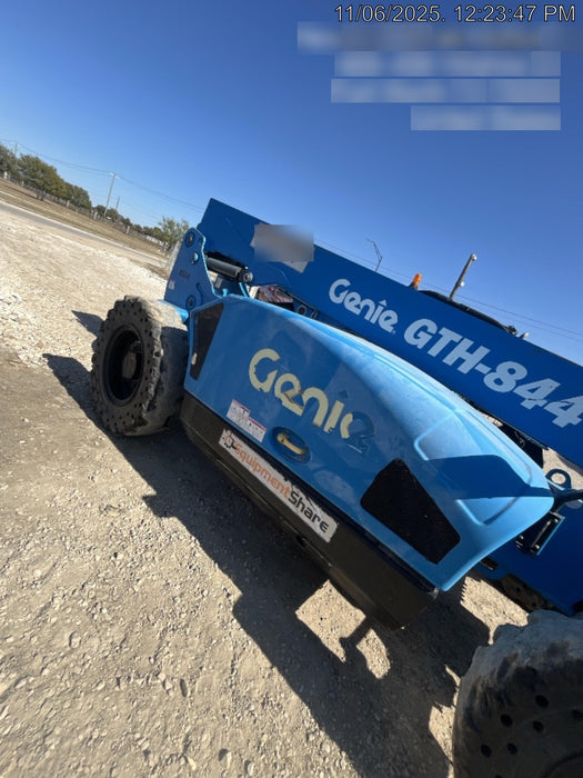 2018 Genie GTH-844 Genie GTH-844D w/Open ROPS, FF Tires, Work Light/Beacon, 60" Carriage and Forks