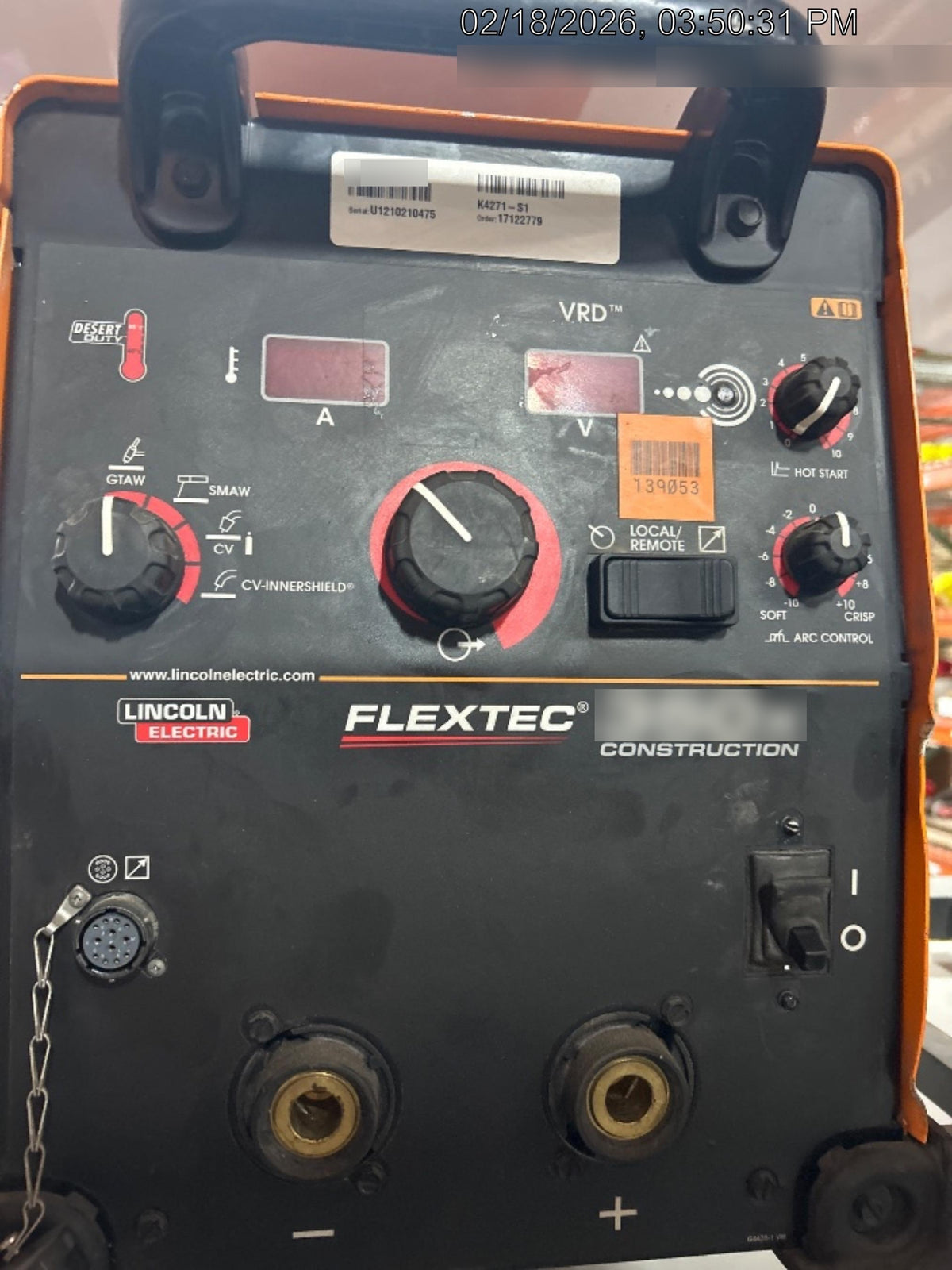 2021 LINCOLN ELECTRIC FLEXTEC 350X