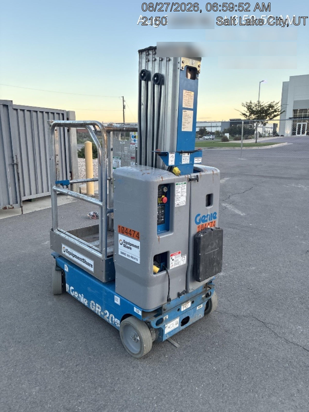 2020 GENIE GR-20