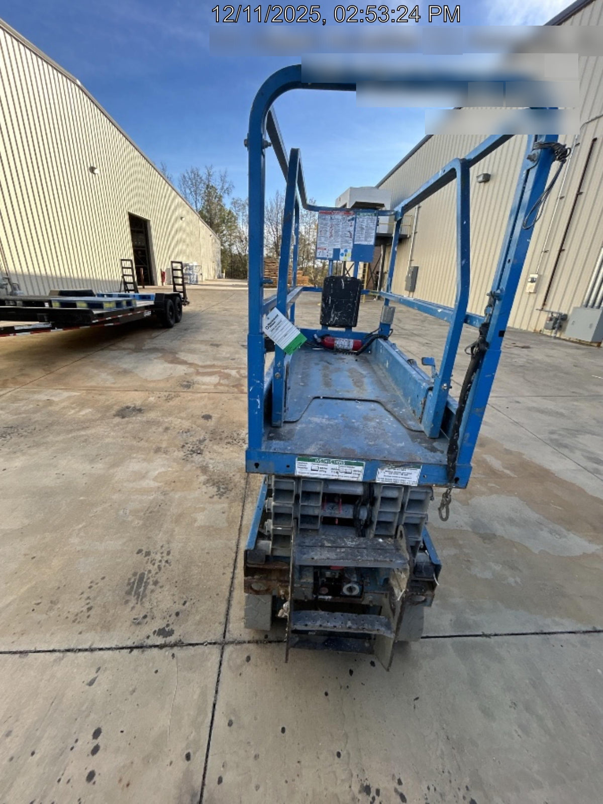 2019 Genie GS-1930 Fixed Rails with Chain Entry