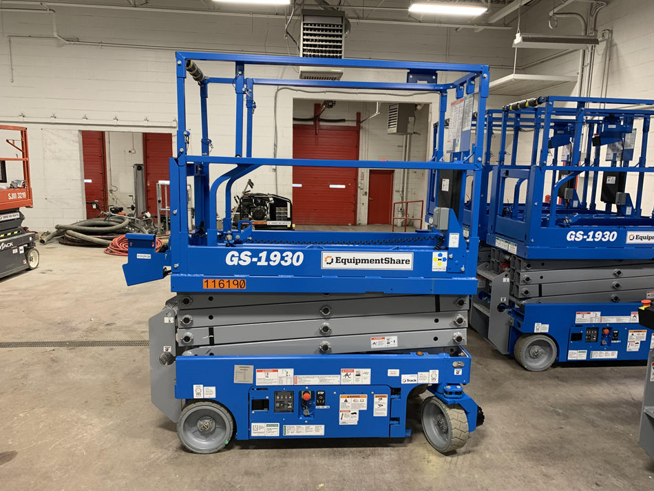 2020 Genie GS-1930 Solid Non Marking Tires, Beacon, Folding rails with half height swing gate