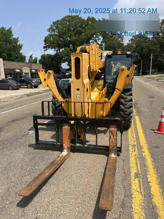 2020 JCB 510-56 Cab/Heat/Air, 74 HP, Solid Tires, STD Worklight, Beacon, Aux Hydraulics, Lifting Eye, Back up Alarm w/66" Carriage/60" Forks