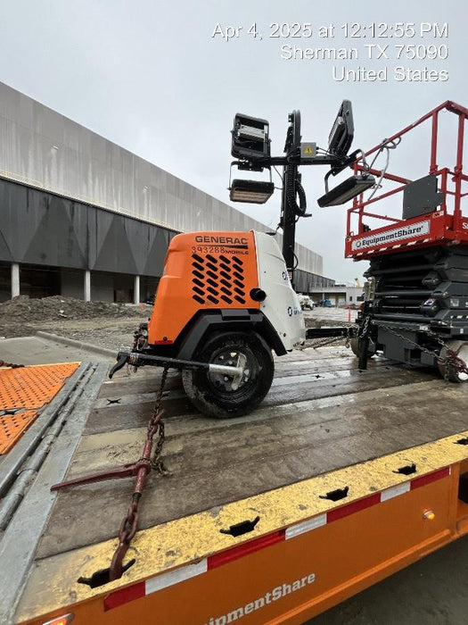 2024 Generac MLT2 Diesel, Flex Switch 120V Input, Powerzone Controller, 
(4) 320W LED Lights, 4kW Generator, 39.9 Gal Fuel Tank, 2" Ball, T3