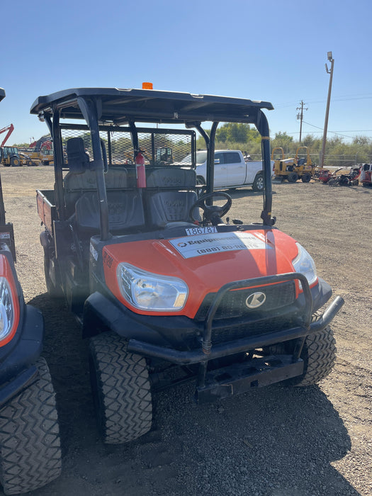 2021 Kubota RTV-X1140W-H Plastic Canopy, Windshield Acrylic Clear, LED Strobe Light, Wire Harness Kit, Back up Alarm