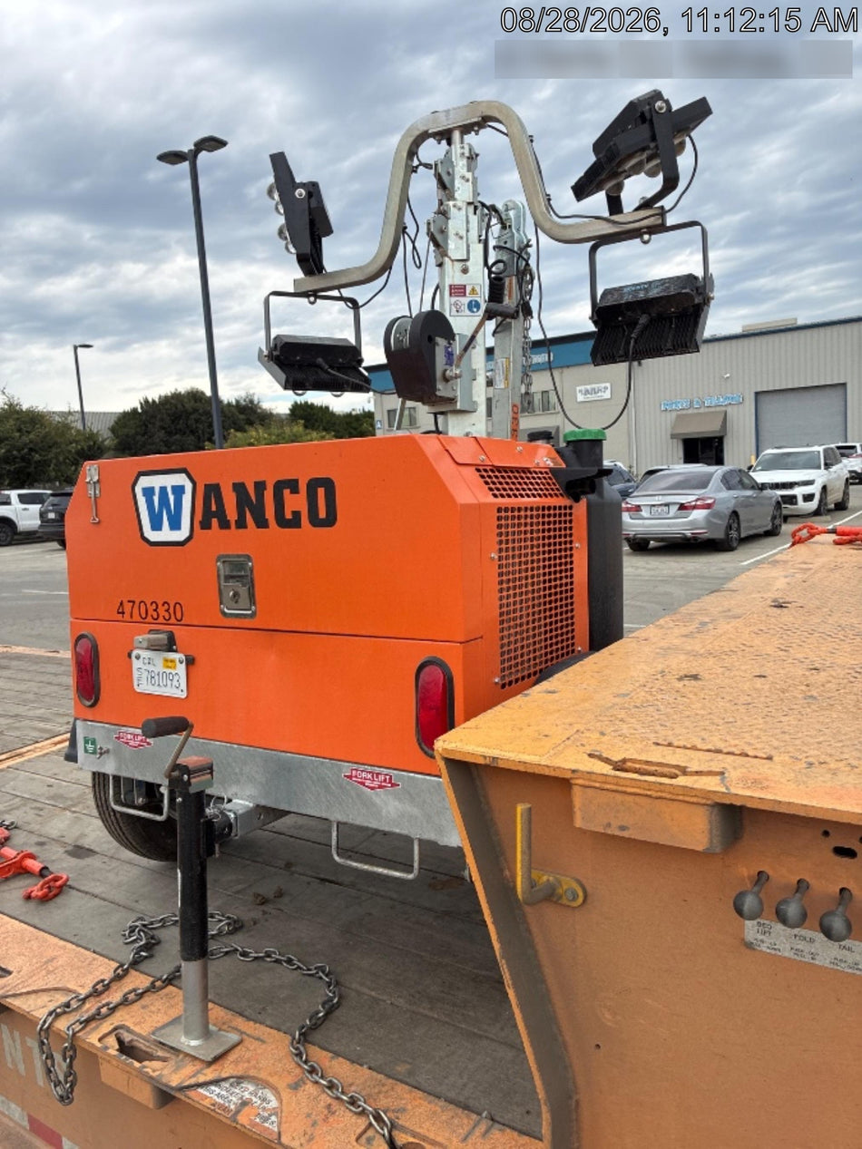 2024 Wanco WLTT-4MM4K Diesel, Deep Sea Controller, Shore Power Plug, Auto Start, (4) 350W LED Floodlights, 4kW Generator, 60 Gal Fuel Tank, 2" Ball, T3