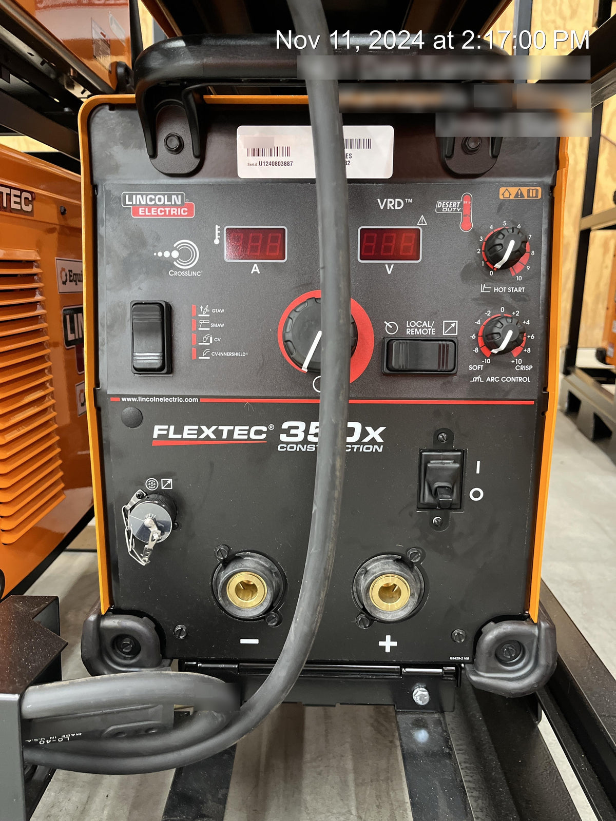 2024 LINCOLN ELECTRIC FLEXTEC 350X