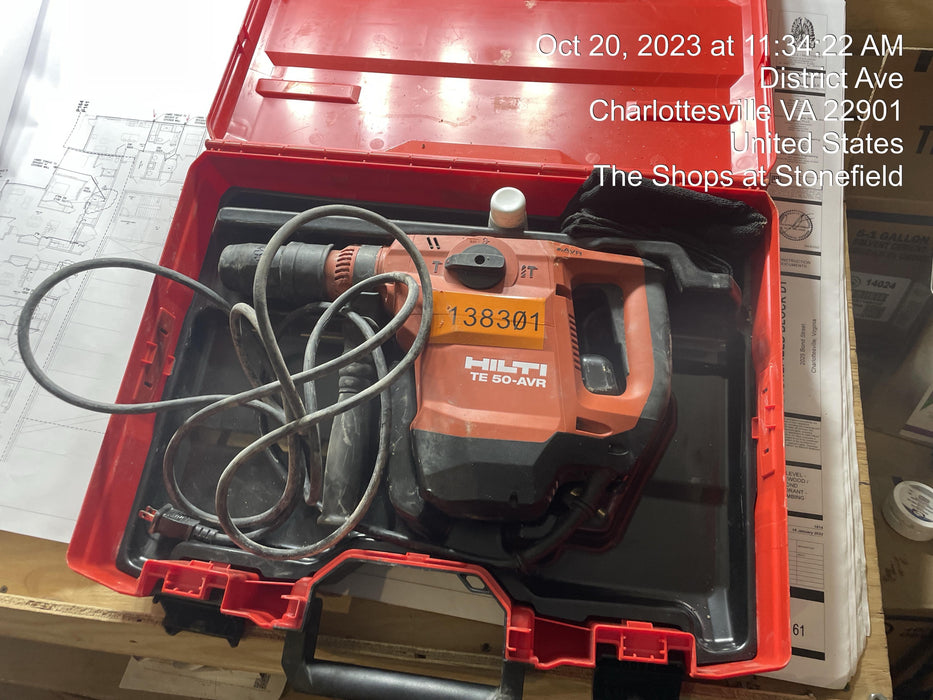 2021 HILTI TE 50-AVR