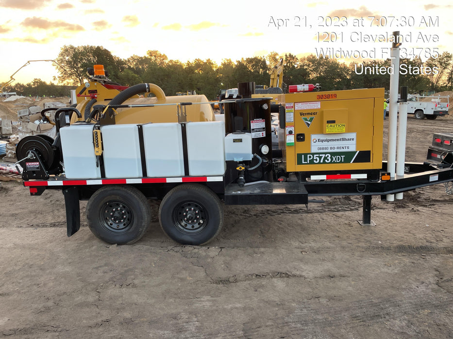 2023 Vac-Tron LP573XDT T4 Koehler Diesel Engine, 500 Gallon Debris Tank, x2 100 Gallon Water Tanks