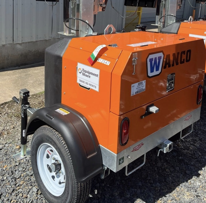 2024 Wanco WLTT-4MM4K Diesel, Deep Sea Controller, Shore Power Plug, Auto Start, (4) 350W LED Floodlights, 4kW Generator, 60 Gal Fuel Tank, 2" Ball, T3