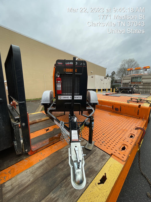 2022 Lincoln Electric LE400 Kubota V1505, Trlr, Cable Rack, Light Kit, ES Decals, T3