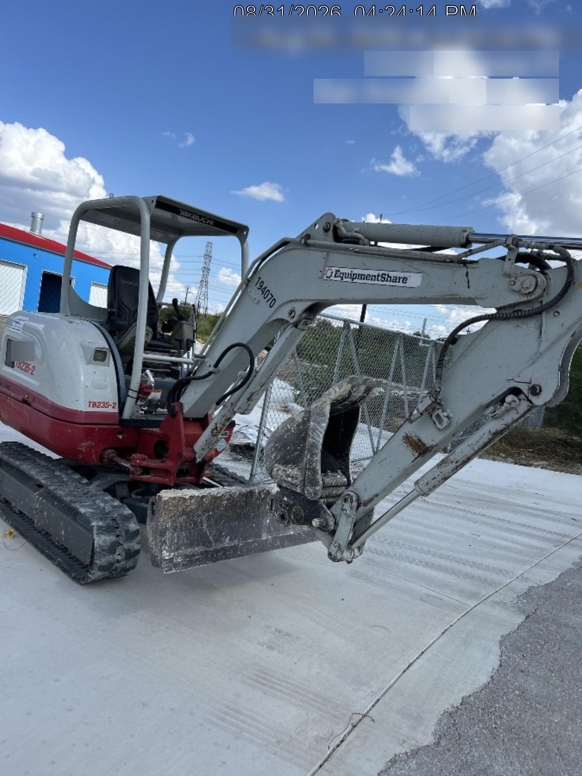 2021 TAKEUCHI TB235-2R