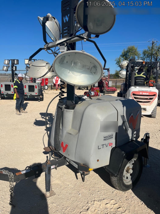 2018 Wacker Neuson LTV6L-MH Wacker Neuson LTV6L Mobile Light Tower w/Fuel Level Sensor Installed