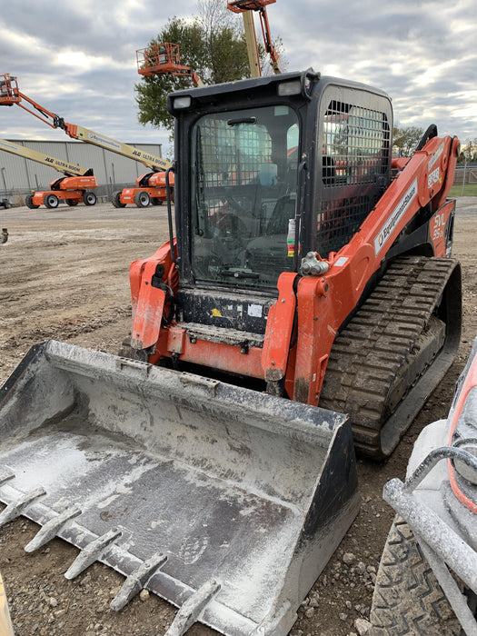 2019 Kubota SVL95-2S Cab/Heat/Air, Standard Tracks, Standard Flow, Hydraulic QC 80" HD w/ Smooth Cutting Edge