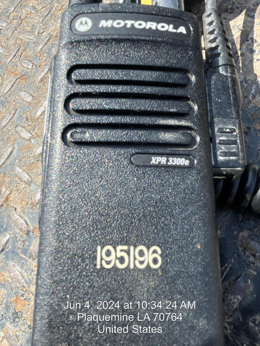2021 MOTOROLA XPR3300E