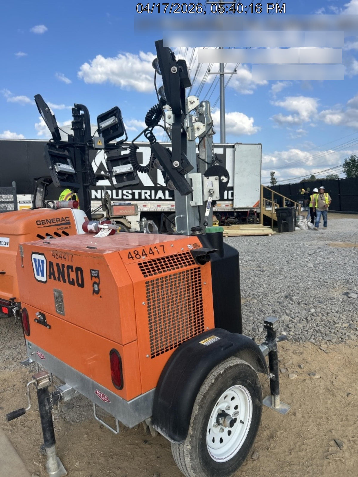 2024 Wanco WLTT-4MM4K Diesel, Mitsubishi L2E, 9.0HP @1800 rpm, Deep Sea Controller, Shore Power Plug, Auto Start, (4) 350W LED Floodlights, 4kW Generator, 60 Gal Fuel Tank, 2" Ball, T3