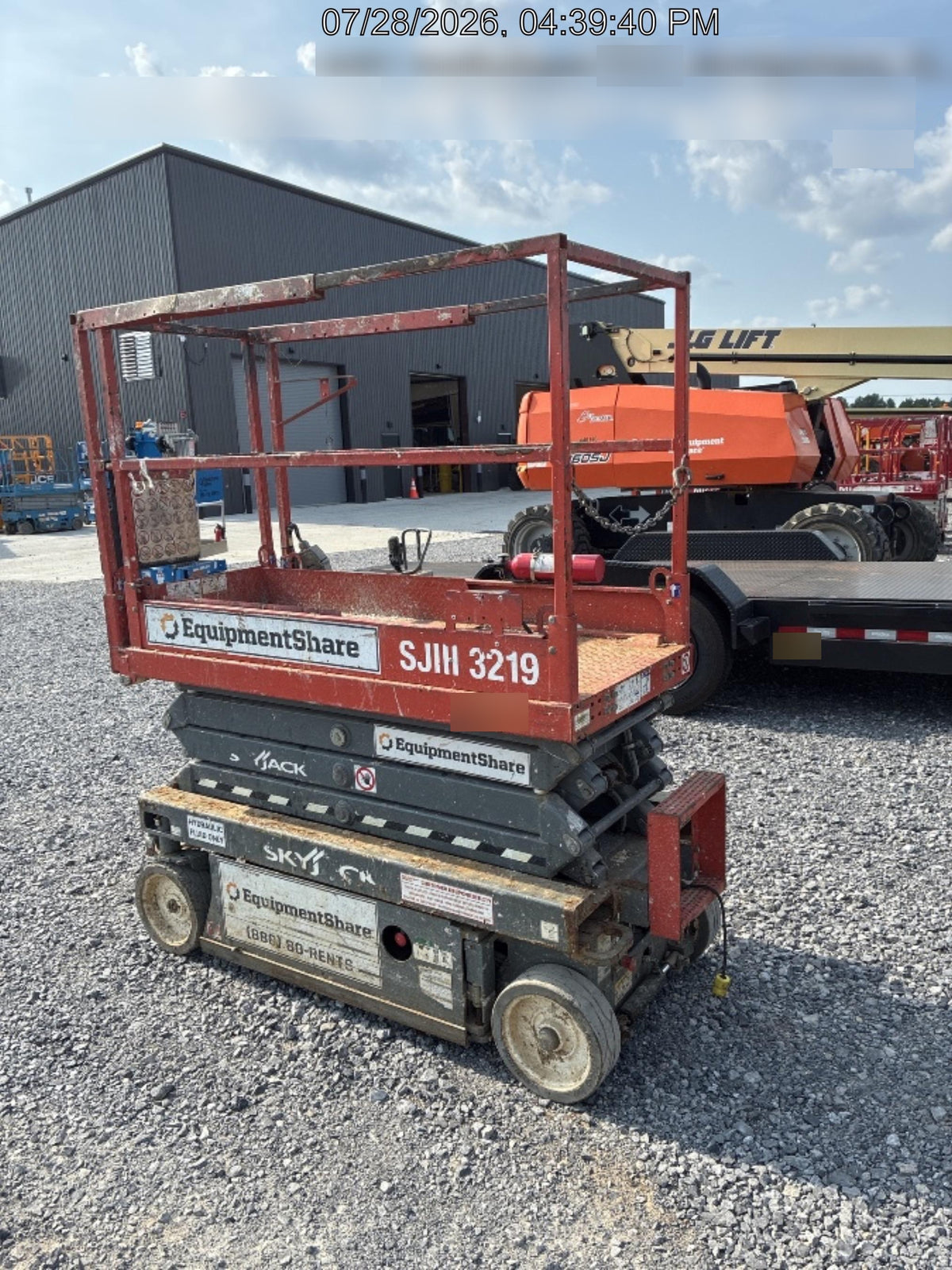 2019 Skyjack SJIII-3219 Standard Options, Trojan Batteries