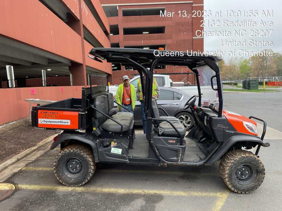 2022 Kubota RTV-X1140W-H Plastic Canopy, Windshield Acrylic Clear, LED Strobe Light, Wire Harness Kit, Back up Alarm