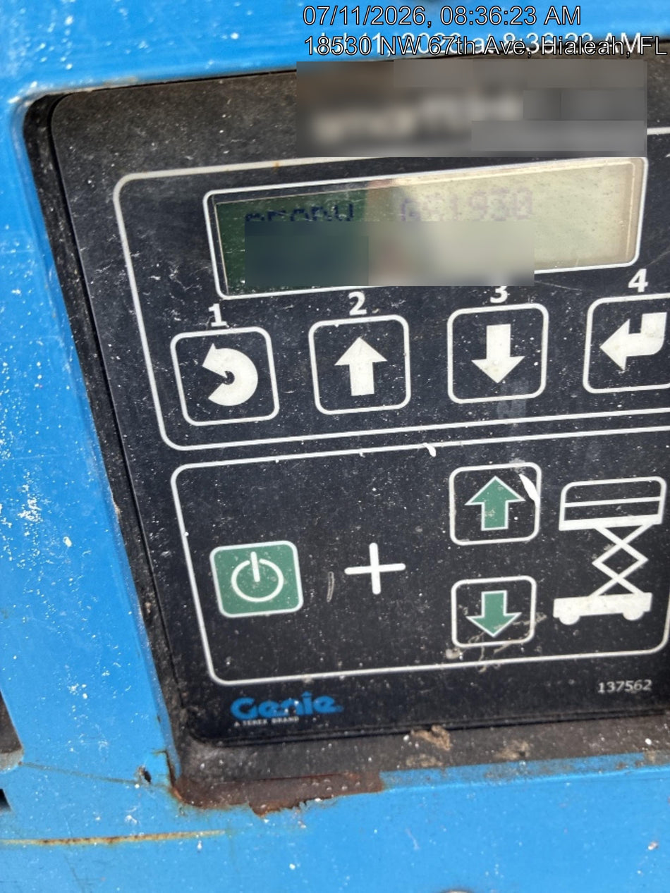 2020 Genie GS-1930 Solid Non Marking Tires, Beacon, Folding rails with half height swing gate